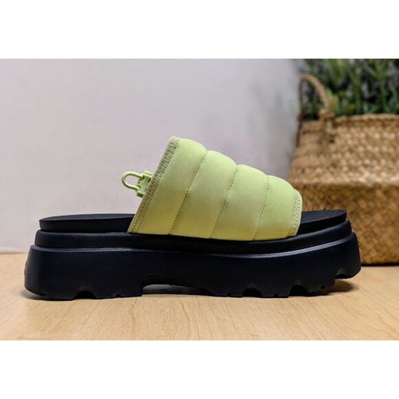 UGG Caterpillar Green Callie Platform Sandals Women's Size 8 *NEW* - Picture 9 of 12